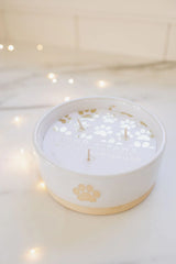 Sand + Paws Vanilla Sandalwood 12 oz scented candle