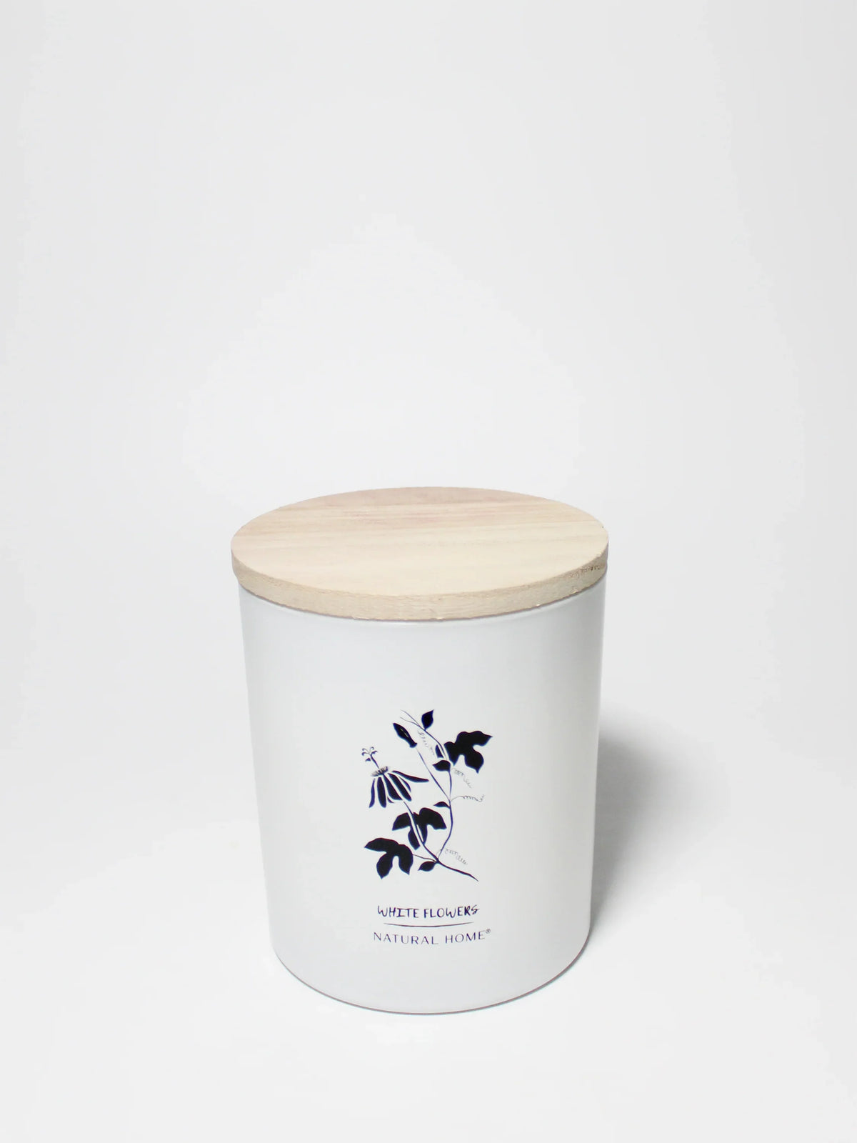 White Flowers Natural Home 11.5 oz scented candle
