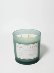 Sand + Paws White Vanilla 21 oz scented candle