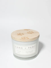 Sand + Paws Ocean Mist 12 oz scented candle