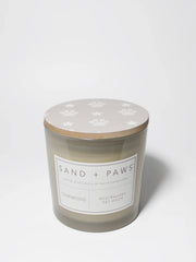 Sand + Paws Teakwood 21 oz scented candle