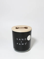 Sand + Paws Teakwood 11.5 oz scented candle