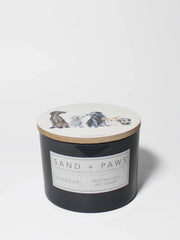 Sand + Paws Teakwood 12 oz scented candle